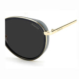 Polaroid PLD-6150SX-KB7-M9-53 Oval Sunglasses Golden / Black Size - 53