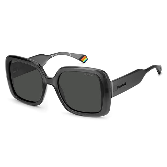 Polaroid PLD-6168S-KB7-M9-54 Oversize Sunglasses Size - 54 Grey / Black