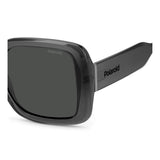 Polaroid PLD-6168S-KB7-M9-54 Oversize Sunglasses Size - 54 Grey / Black