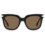 Polaroid PLD-6180S-807-SP-51 Wayfarer Sunglasses Size - 51 Black / Brown
