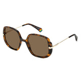 Polaroid PLD-6181S-086-SP-53 Oversized Women Sunglasses Brown / Brown Size - 53