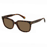 Polaroid PLD-6191S-086-SP-54 Wayfarer Sunglasses Brown / Brown Size - 54