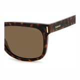 Polaroid PLD-6191S-086-SP-54 Wayfarer Sunglasses Brown / Brown Size - 54