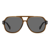 Polaroid PLD-6193S-09Q-M9-57 Aviator Sunglasses Brown / Black Size - 57