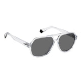 Polaroid PLD-6193S-900-M9-57 Aviator Sunglasses White Transparent / Black Size - 57