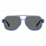 Polaroid PLD-6193S-PJP-M9-57 Aviator Sunglasses Blue Transparent / Black Size - 57