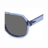 Polaroid PLD-6193S-PJP-M9-57 Aviator Sunglasses Blue Transparent / Black Size - 57
