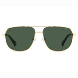Polaroid PLD-6195SX-J5G-UC-58 Rectangle Sunglasses Golden / Green Size - 58