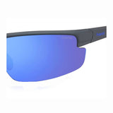 Polaroid PLD-7027S-RIW-5X-72 Sports Sunglasses Size - 72 Matte Black / Blue Mirrored
