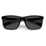 Polaroid PLD-7043S-08A-M9-57 Rectangle Sunglasses Size - 57 Black / Black