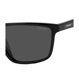 Polaroid PLD-7044S-08A-M9-60 Sports Sunglasses Size - 60 Black / Black