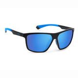 Polaroid PLD-7044S-OY4-5X-60 Sports Sunglasses Size - 60 Black / Blue Mirrored