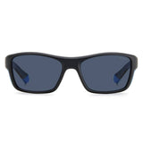 Polaroid PLD-7046S-OY4-C3-57 Rectangle Sunglasses Size - 57 Black / Blue