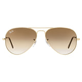 Ray-Ban RB-3025I-001-51-58 Aviator Sunglasses Size - 58 Gold / Brown Gradient