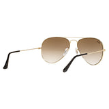 Ray-Ban RB-3025I-001-51-58 Aviator Sunglasses Size - 58 Gold / Brown Gradient