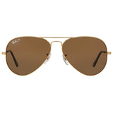 Ray-Ban RB-3025I-001-57-58 Aviator Polarized Sunglasses Size - 58 Golden / Brown Polarized