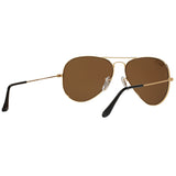 Ray-Ban RB-3025I-001-57-58 Aviator Polarized Sunglasses Size - 58 Golden / Brown Polarized