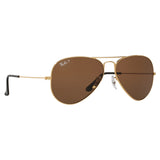 Ray-Ban RB-3025I-001-57-58 Aviator Polarized Sunglasses Size - 58 Golden / Brown Polarized