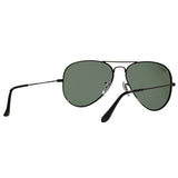 Ray-Ban RB-3025I-002-58-58 Aviator Polarized Sunglasses Size - 58 Black/ Green Polarized