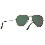 Ray-Ban RB-3025I-004-58-58 Aviator Polarized Sunglasses Size - 58 Gunmetal / Green Polarized