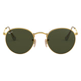 Ray-Ban RB-3447I-001-50 Round Sunglasses Size - 50 Golden / Green