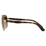 Ray-Ban RB-3678I-001-13-58 Square Sunglasses Size - 58 Gold / Brown Gradient