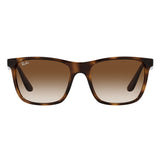 Ray-Ban RB-4349I-710-13-56 Rectangle Sunglasses Size - 56 Tortoise / Brown Gradient