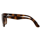 Ray-Ban RB-4349I-710-13-56 Rectangle Sunglasses Size - 56 Tortoise / Brown Gradient