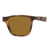 Ray-Ban RB-4349I-710-83-56 Rectangle Polarized Sunglasses Size - 56 Tortoise / Dark Brown Polarized