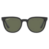Ray-Ban RB-4381I-601-9A-53 Oval Polarized Sunglasses Size - 53 Black / Green Polarized