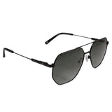 Tommy Hilfiger TH-1569-C1-58 Rectangle Polarized Sunglasses Size - 58 Black / Black