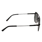 Tommy Hilfiger TH-1569-C1-58 Rectangle Polarized Sunglasses Size - 58 Black / Black