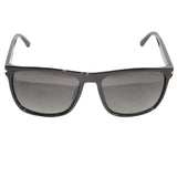 Tommy Hilfiger TH-1581PL-C1-57 Rectangle Polarized Sunglasses Size - 57 Black/ Black