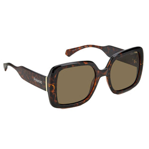 Polaroid PLD-6168S-086-SP-54 Oversized Women Sunglasses Brown / Brown Size - 54