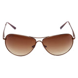 Fastrack M050BR5 Aviator Sunglasses Size - 64 Brown / Brown