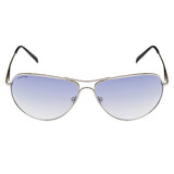 Fastrack M050BU2 Aviator Sunglasses Size - 64 Silver / Blue