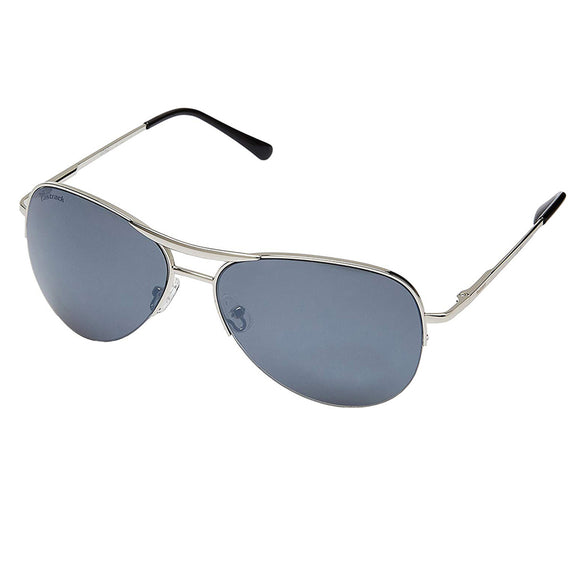 Fastrack M083BK4F Aviator Sunglasses Size - 59 Silver / Black
