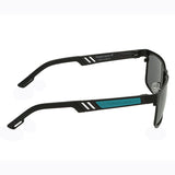 Fastrack M101BK1P Rectangle Polarized Sunglasses Size - 57 Black / Black
