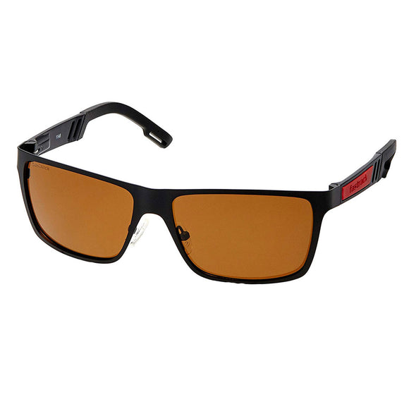 Fastrack M101BR3P Rectangle Polarized Sunglasses Size - 57 Black / Brown