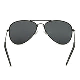 Fastrack M138BK3 Aviator Sunglasses Size - 58 Black / Black