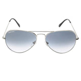 Fastrack M165BK36G Aviator Sunglasses Silver / Grey