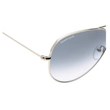 Fastrack M165BK36G Aviator Sunglasses Silver / Grey