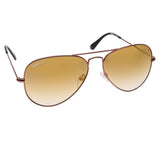 Fastrack M165BR37G Aviator Sunglasses Brown / Brown