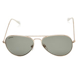 Fastrack M165GR1 Aviator Sunglasses Size - 57 Gold / Green