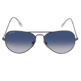 Fastrack M165GY19G Aviator Sunglasses  Silver / Blue