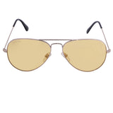 Fastrack M165YL31 Aviator Sunglasses Gold / Yellow