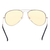 Fastrack M165YL31 Aviator Sunglasses Gold / Yellow