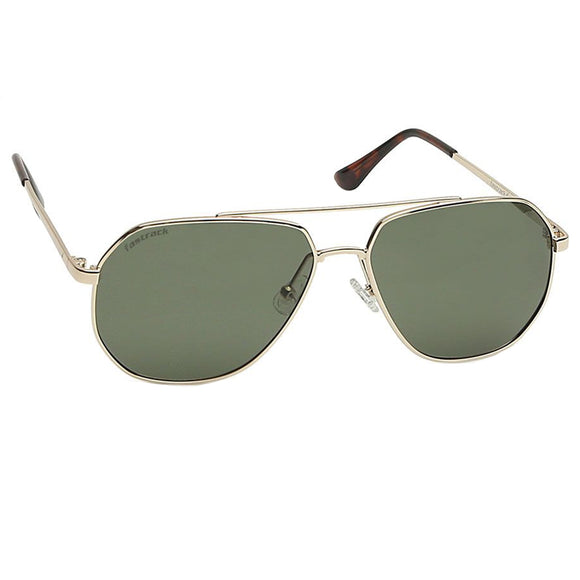 Fastrack M186GR2P Aviator Polarized  Sunglasses Gold / Green