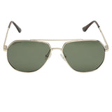 Fastrack M186GR2P Aviator Polarized  Sunglasses Gold / Green