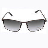 Fastrack M189BK2 Rectangle Sunglasses Size - 59 Gunmetal / Grey